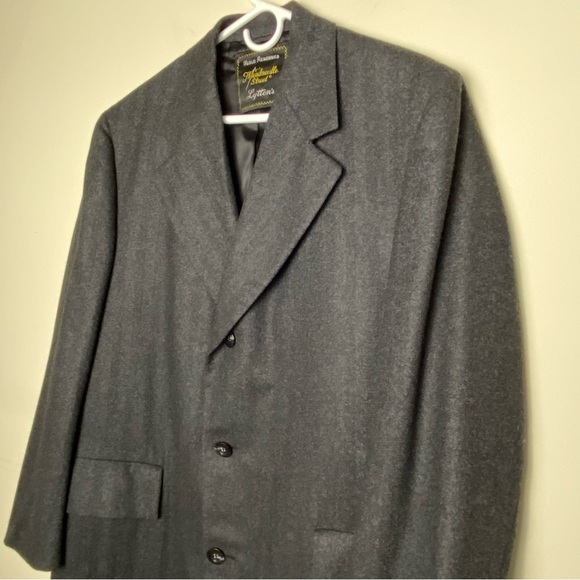 Men's 1960's Lytton's Threadneedle Street Mens Overcoat Jacket - Picture 2 of 15